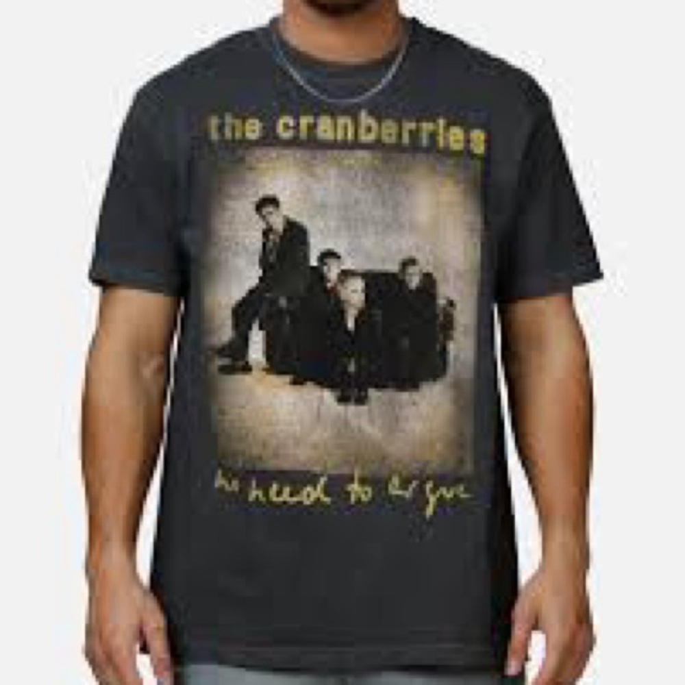 The Cranberries Black Band T-Shirt Size XXL New No Need To Argue